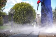 Power or pressure washing can clean your driveway, decks and other exterior features. (Dreamstime/TNS)